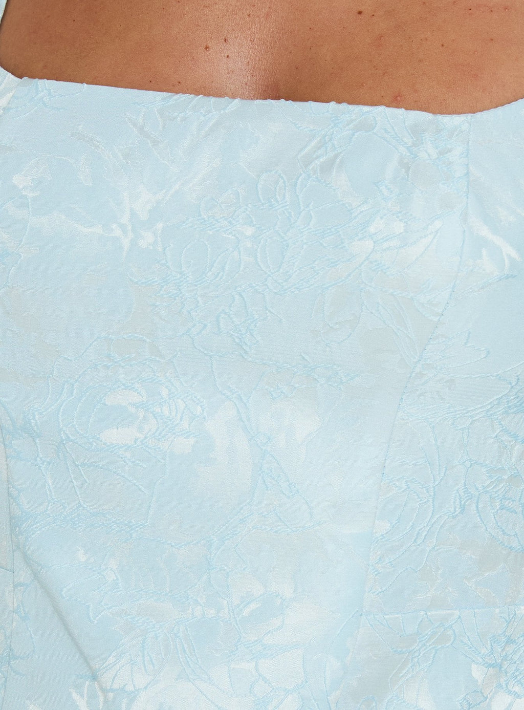 Asterie Bow Detail Mini Dress Blue