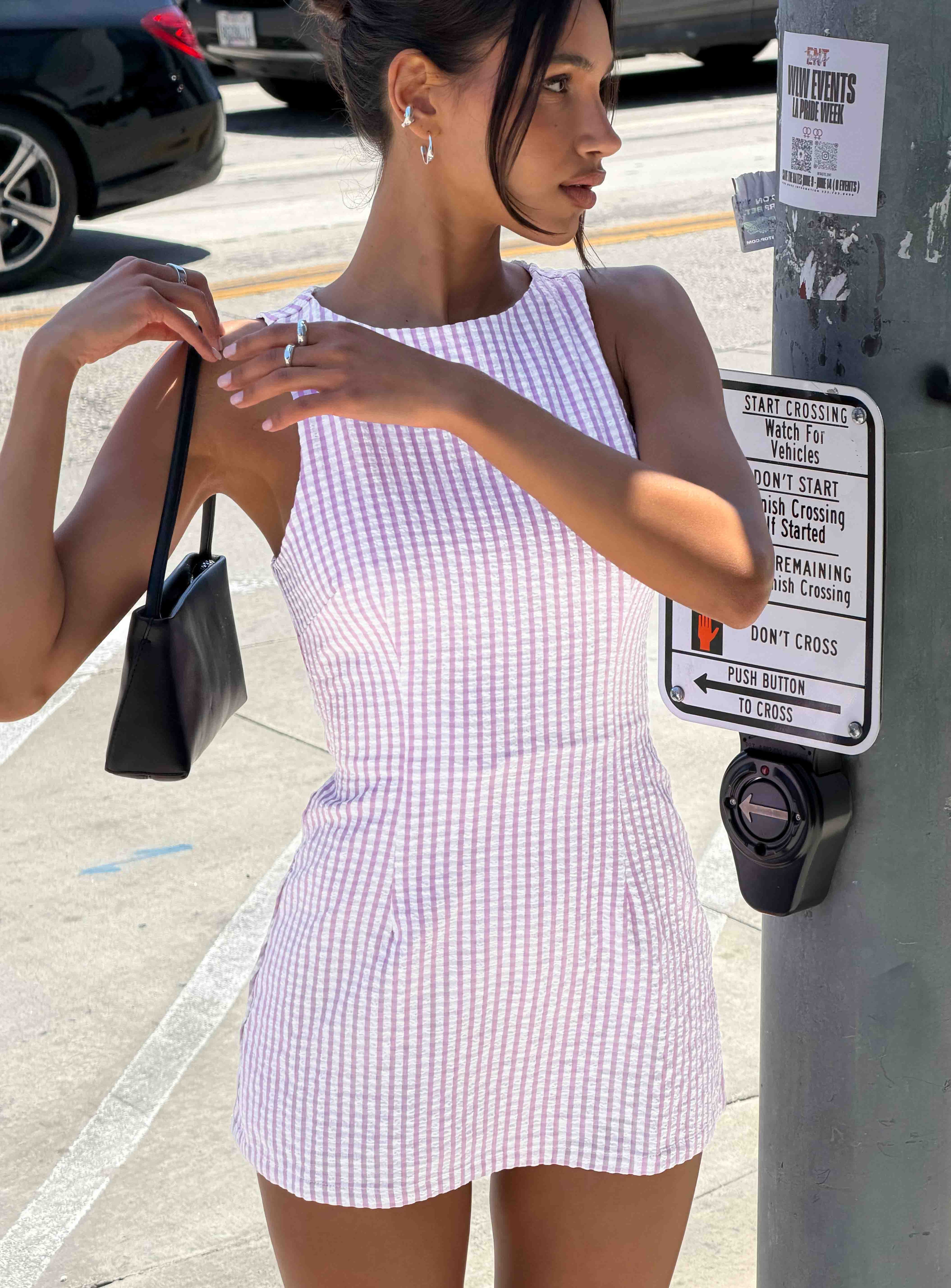 Yumiko Romper Pink Check