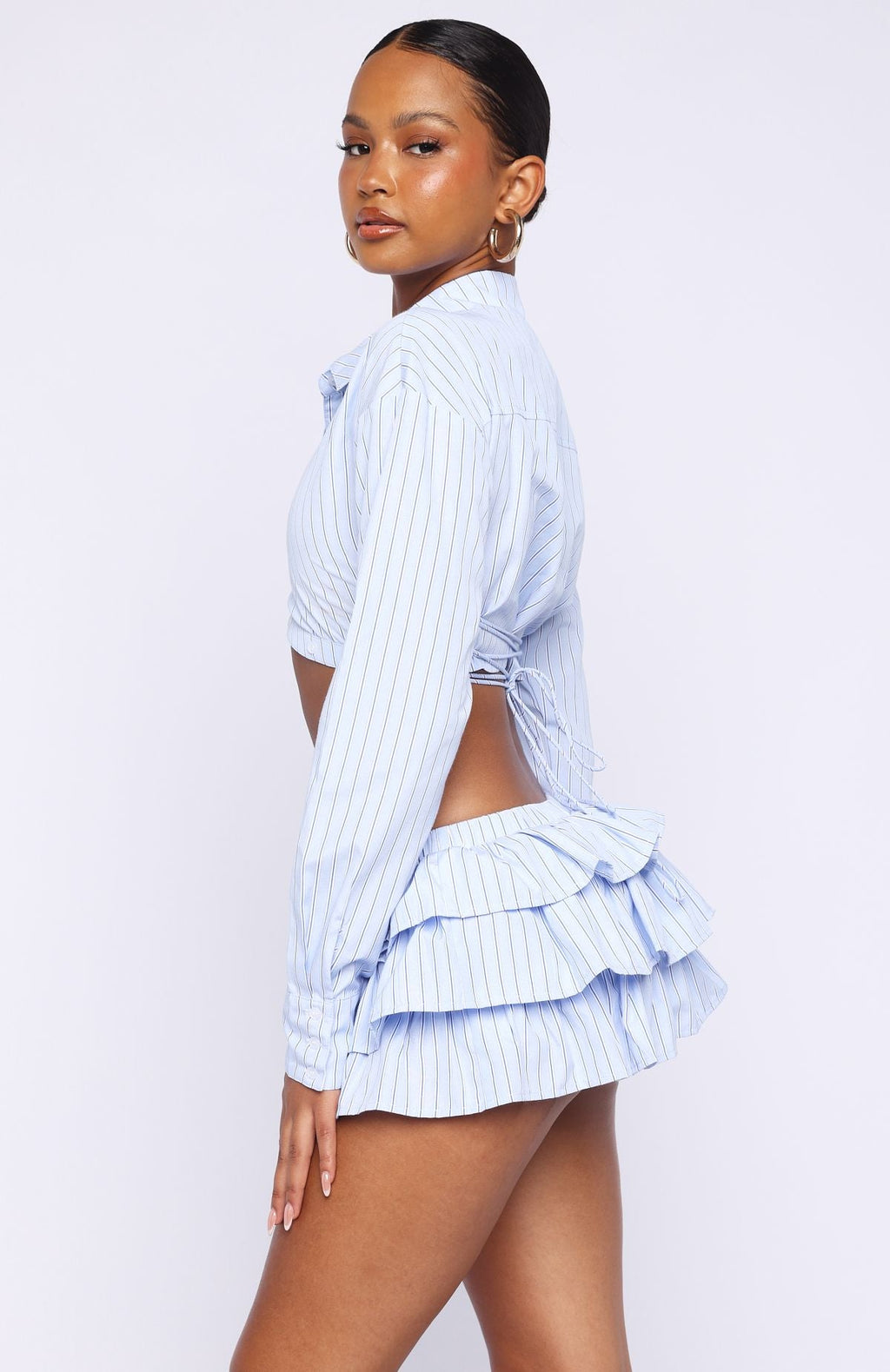 Lightening Hour Mini Skort Sky Blue