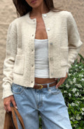 Layer Of Love Knit Cardigan Oat