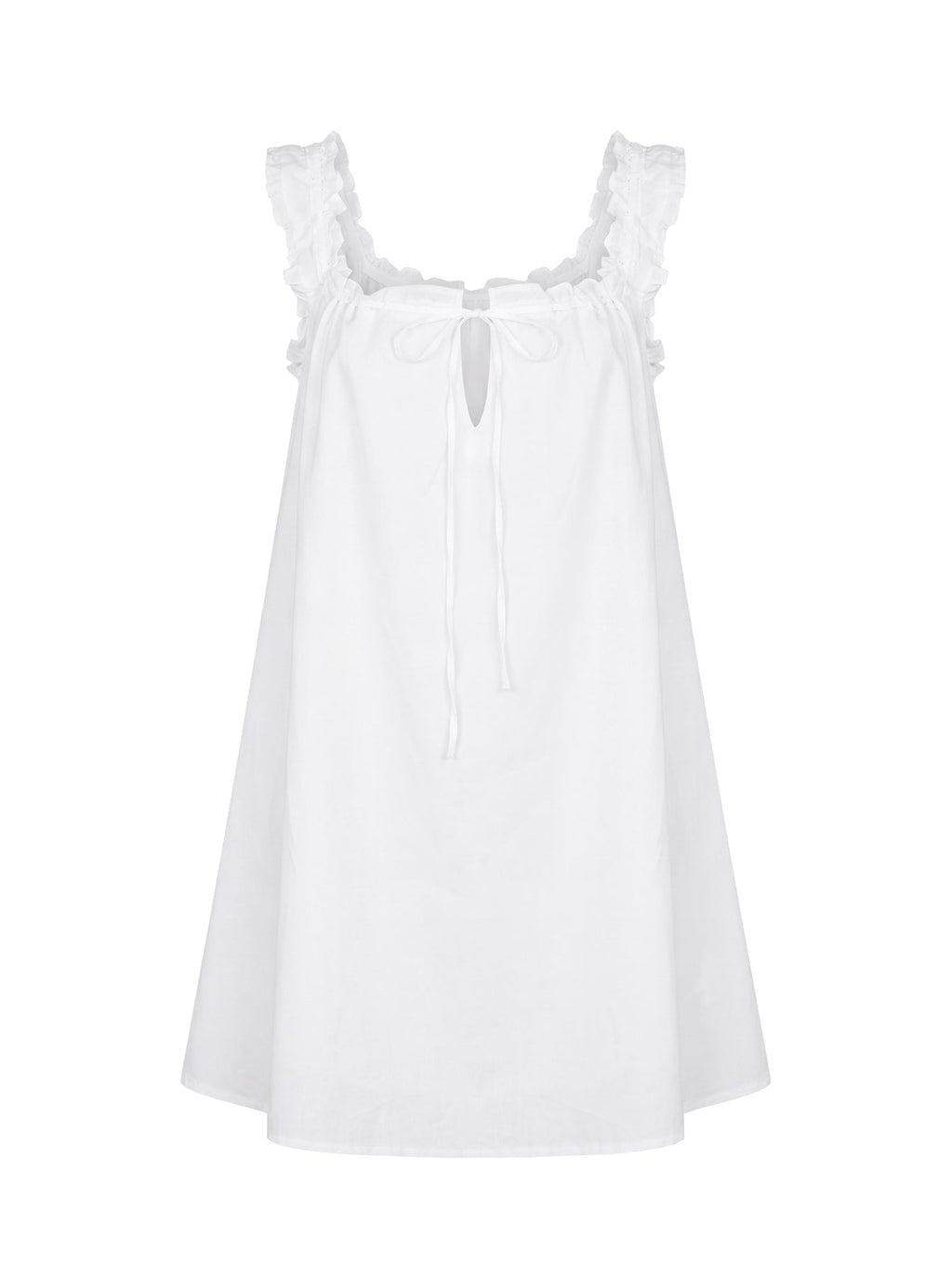 Swing Mini Dress White