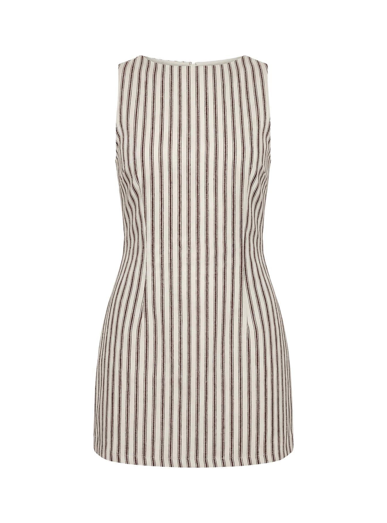 Yumiko Romper Brown Stripe