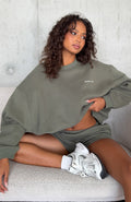 Test Drive Oversized Sweater Khaki