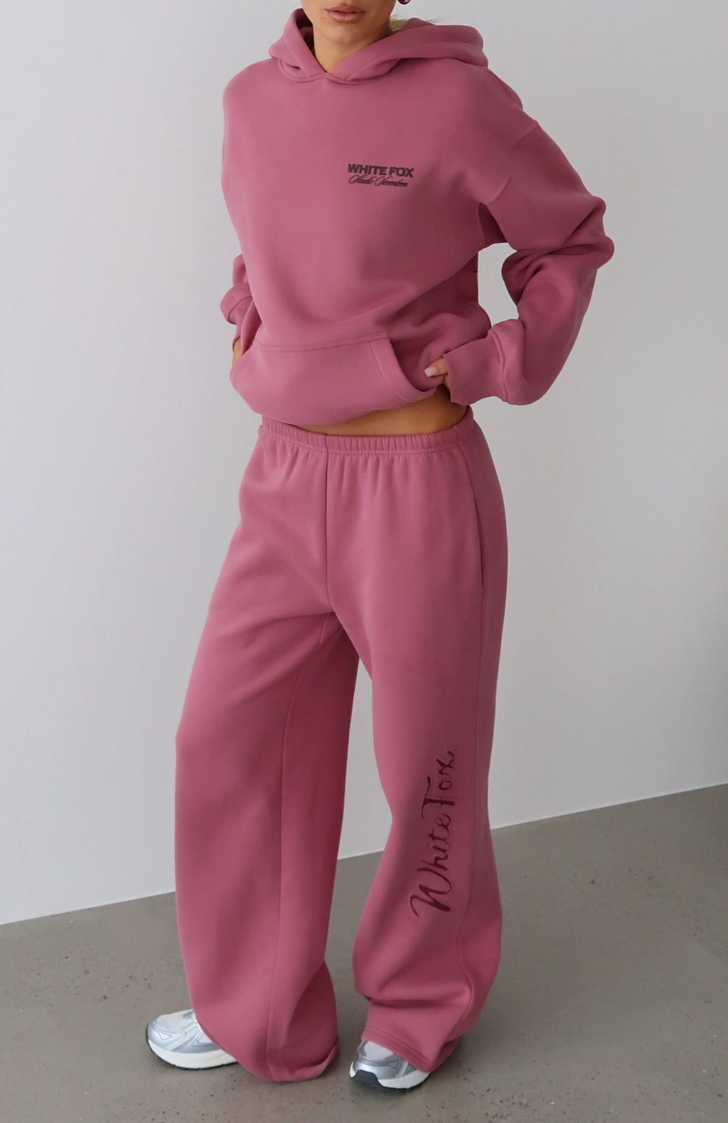 Studio 17 Willa Wide Leg Sweatpants Dusty Plum