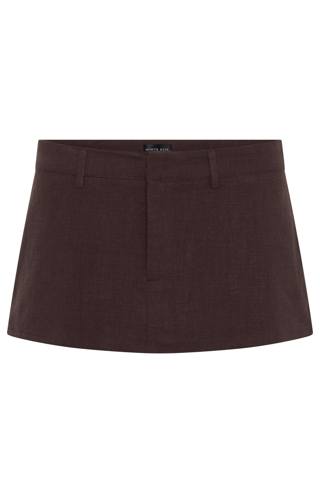 Selfish Behaviour Low Rise Mini Skort Chocolate