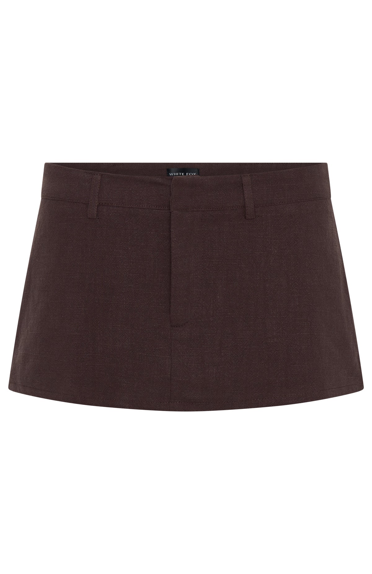 Selfish Behaviour Low Rise Mini Skort Chocolate