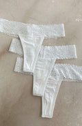To Hold You 3-Pack Underwear Set White