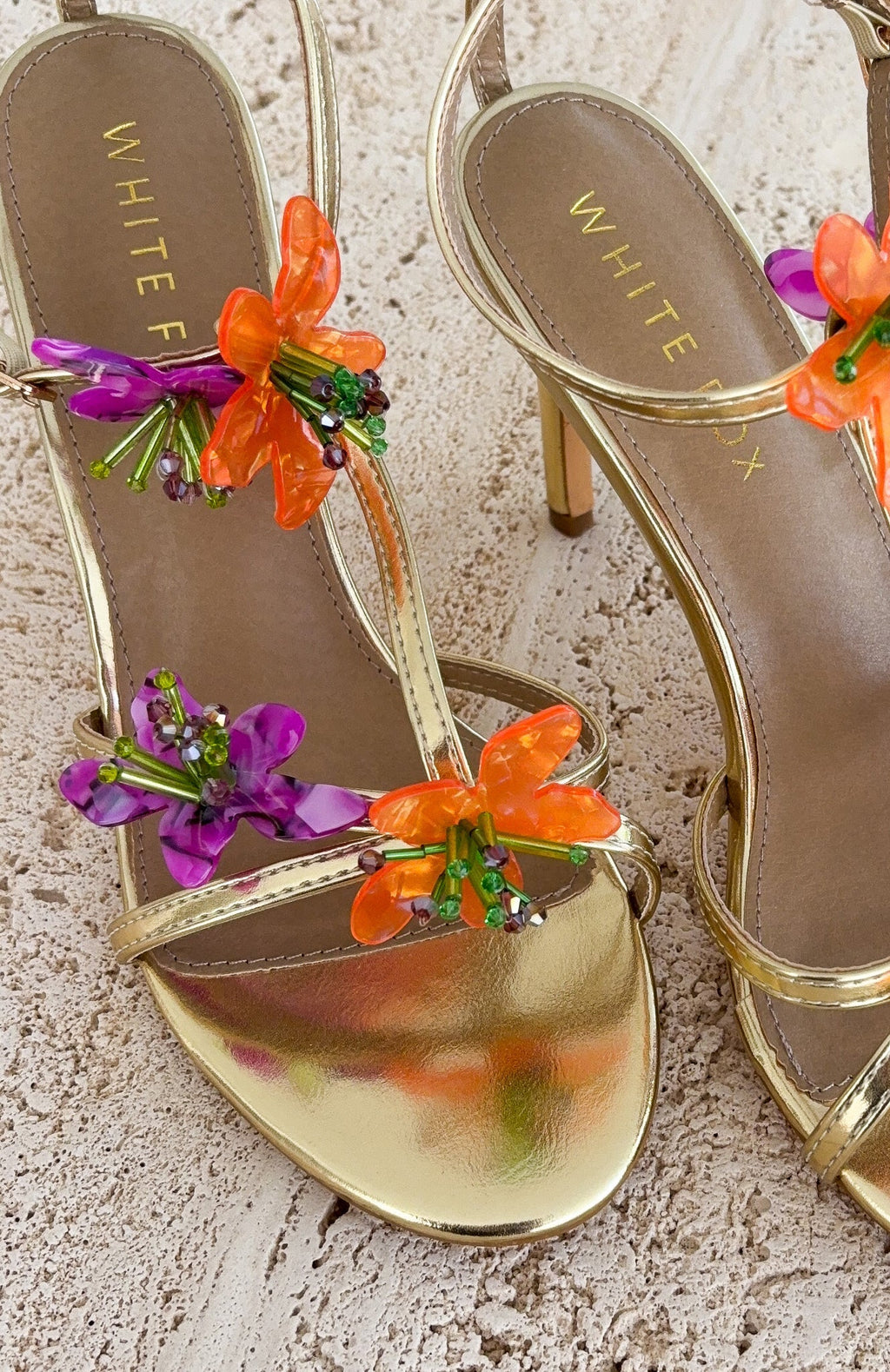 Aubriella Heels Gold