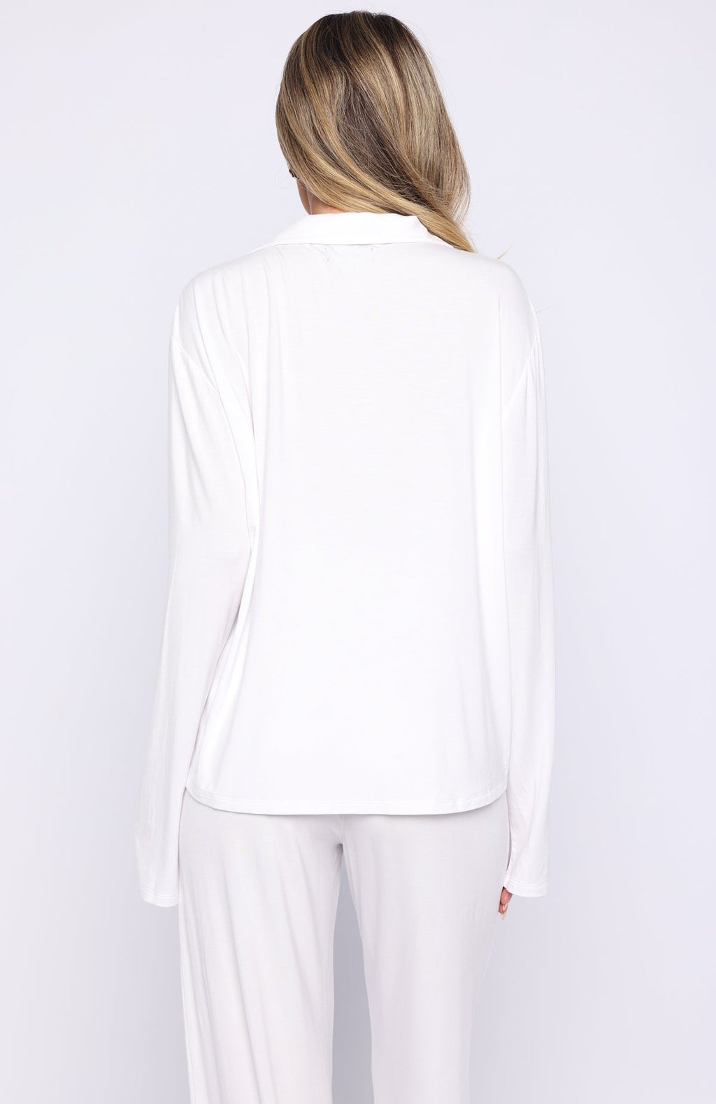 Bridal Party Long Sleeve Pyjama Set Off White
