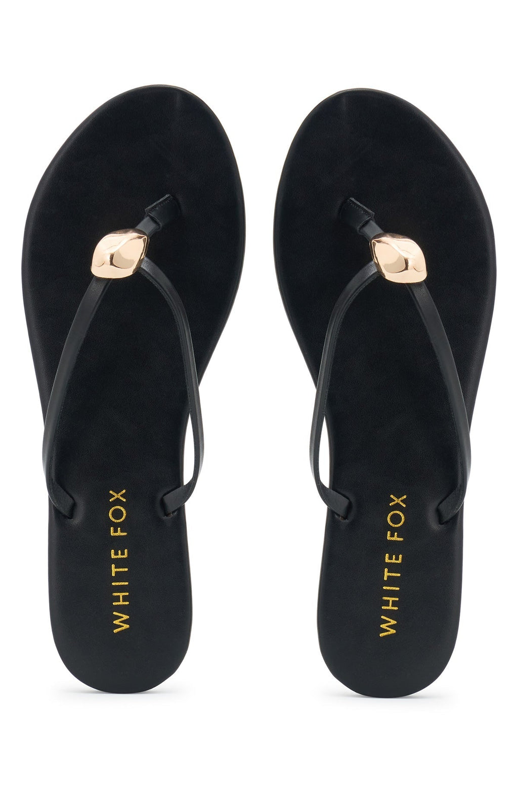 Colt Thong Sandals Black PU