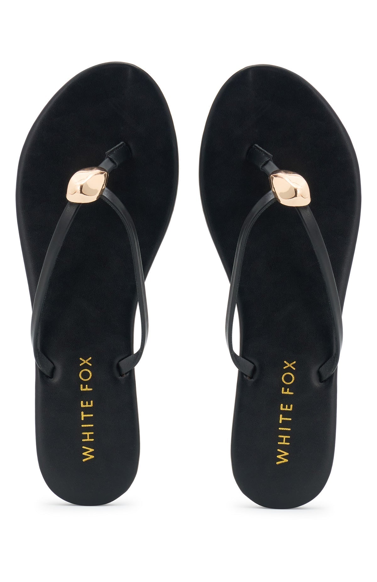 Colt Thong Sandals Black PU