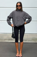 Cool Vibe Funnel Neck Jacket Steel