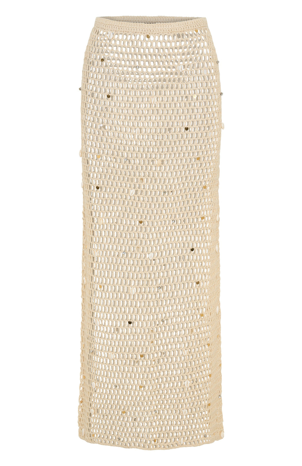 Dance With You Crochet Maxi Skirt Sand
