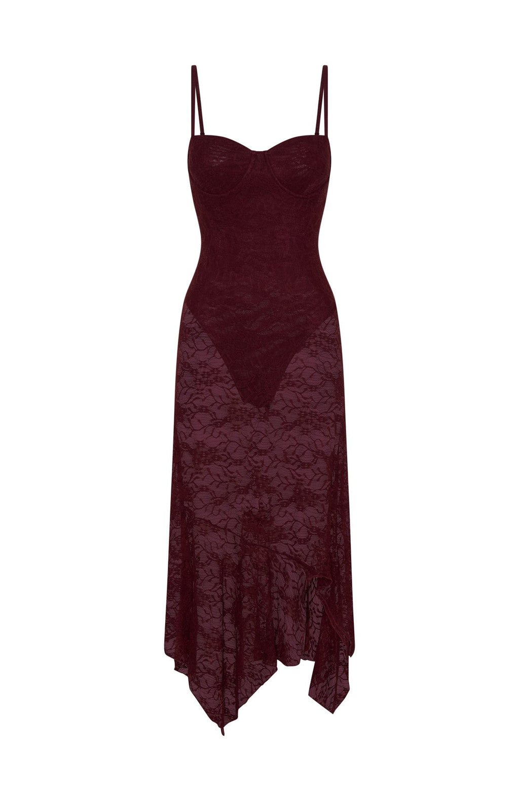 Darling Girl Midi Dress Port
