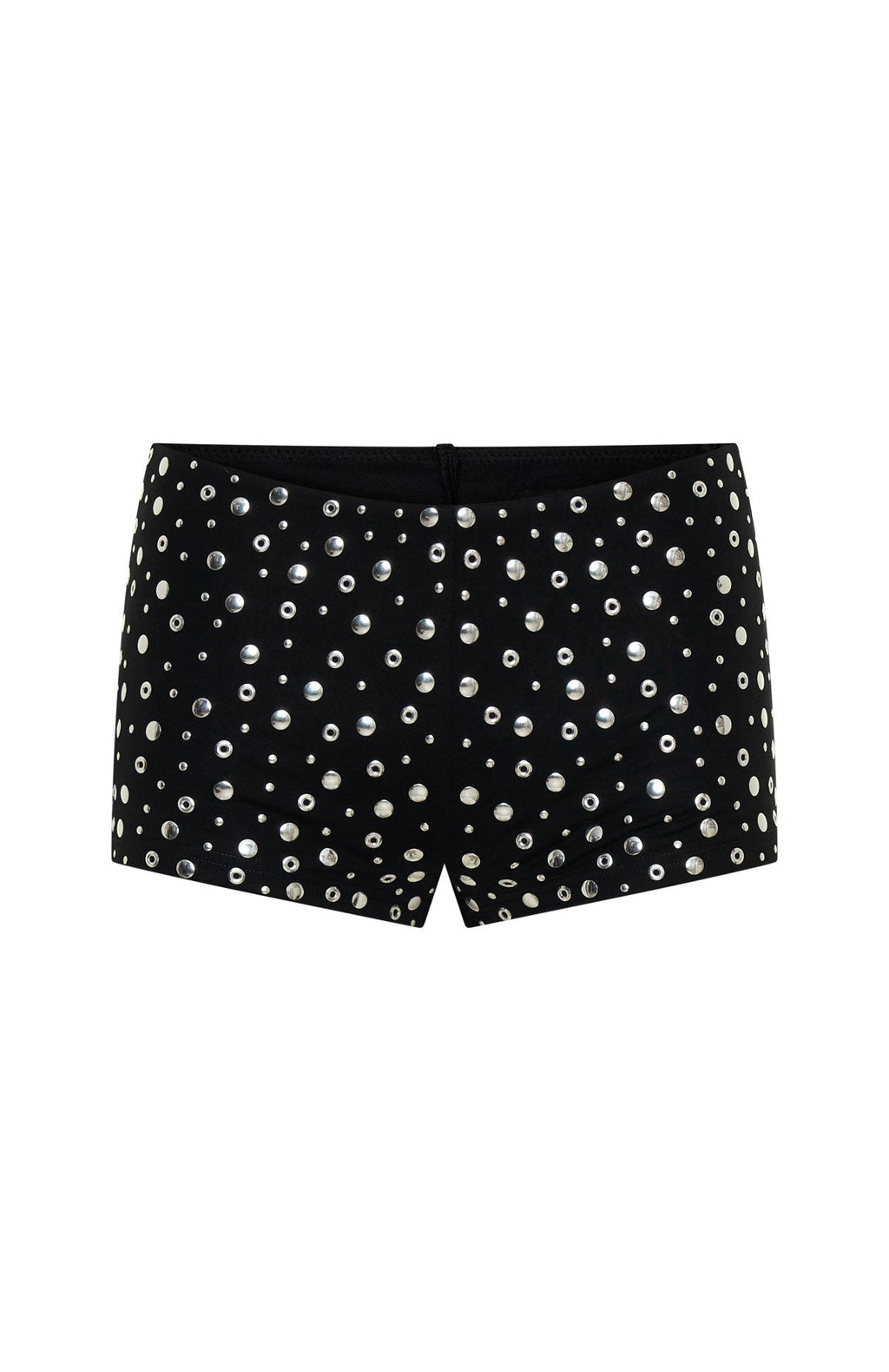 Festival Feels Studded Shorts Black