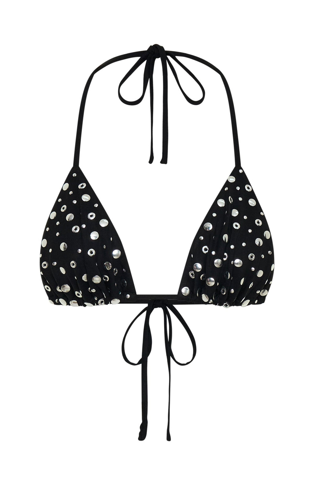 Festival Feels Studded Top Black