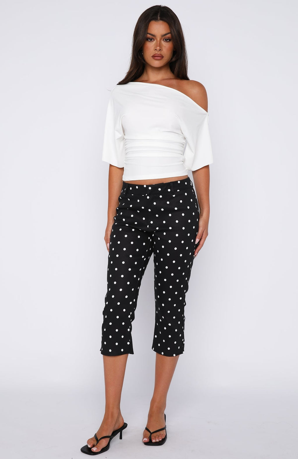 Marrakech Moments Cinched Waist Top White