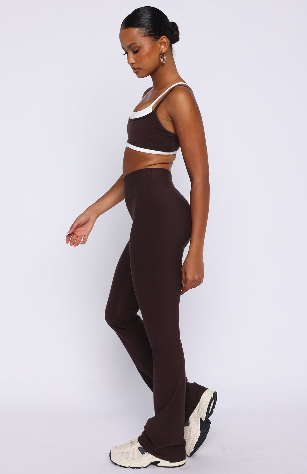 Movement Flare Leggings Dark Chocolate