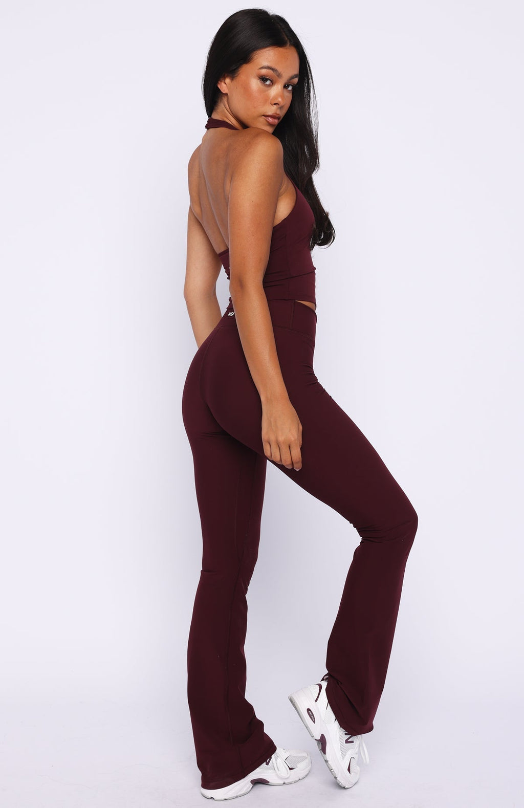 Movement Flare Leggings Merlot