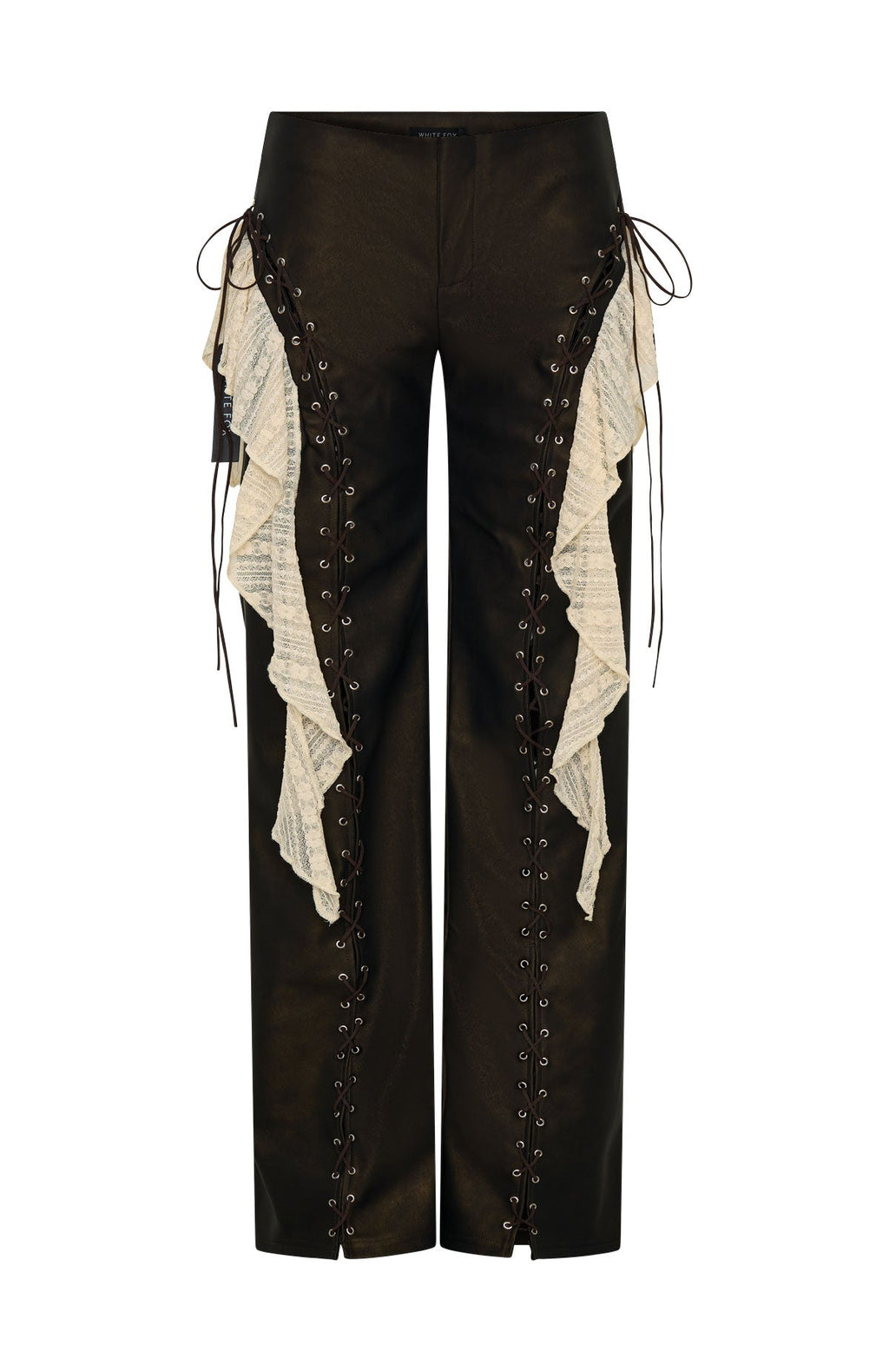 Pure Energy PU Pants Chocolate