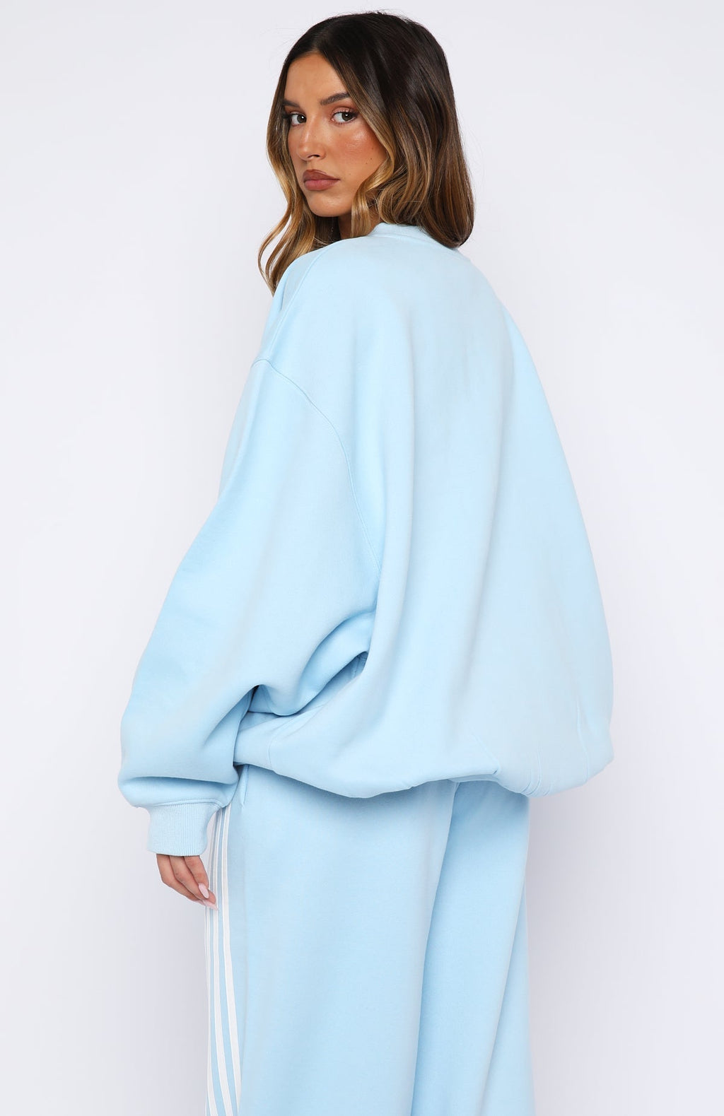 Release 15 Janie Oversized Drop Shoulder Sweater Blue