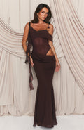 Starlight Affair Maxi Dress Chocolate