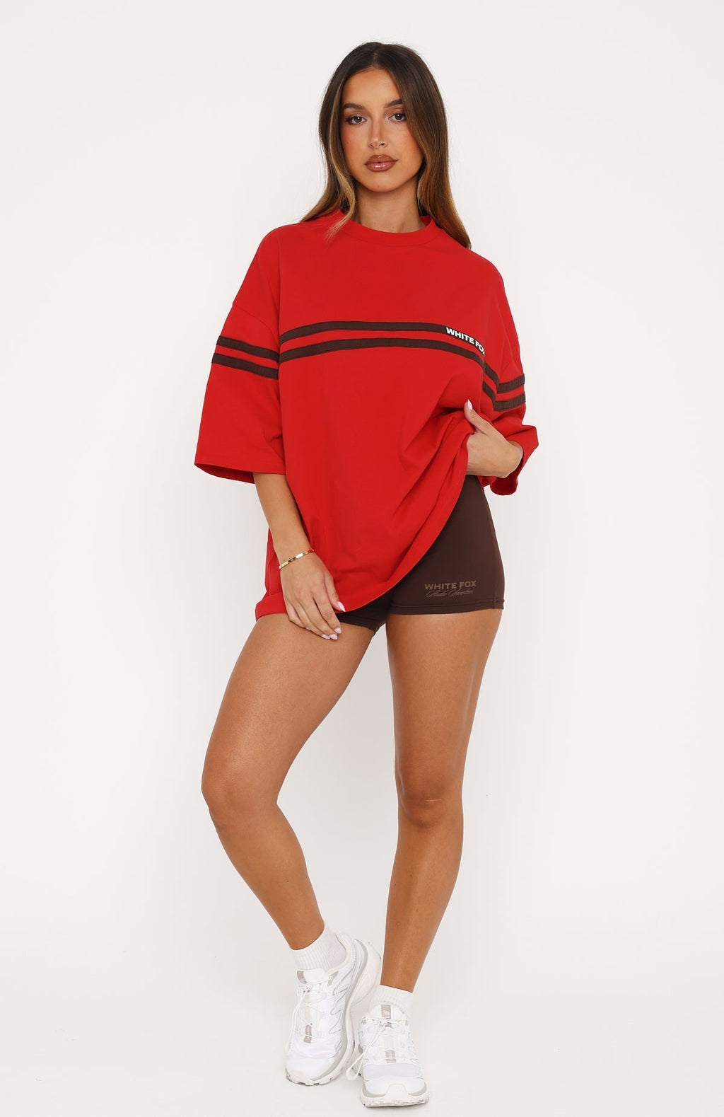 Studio 17 Emmie Oversized Tee Red