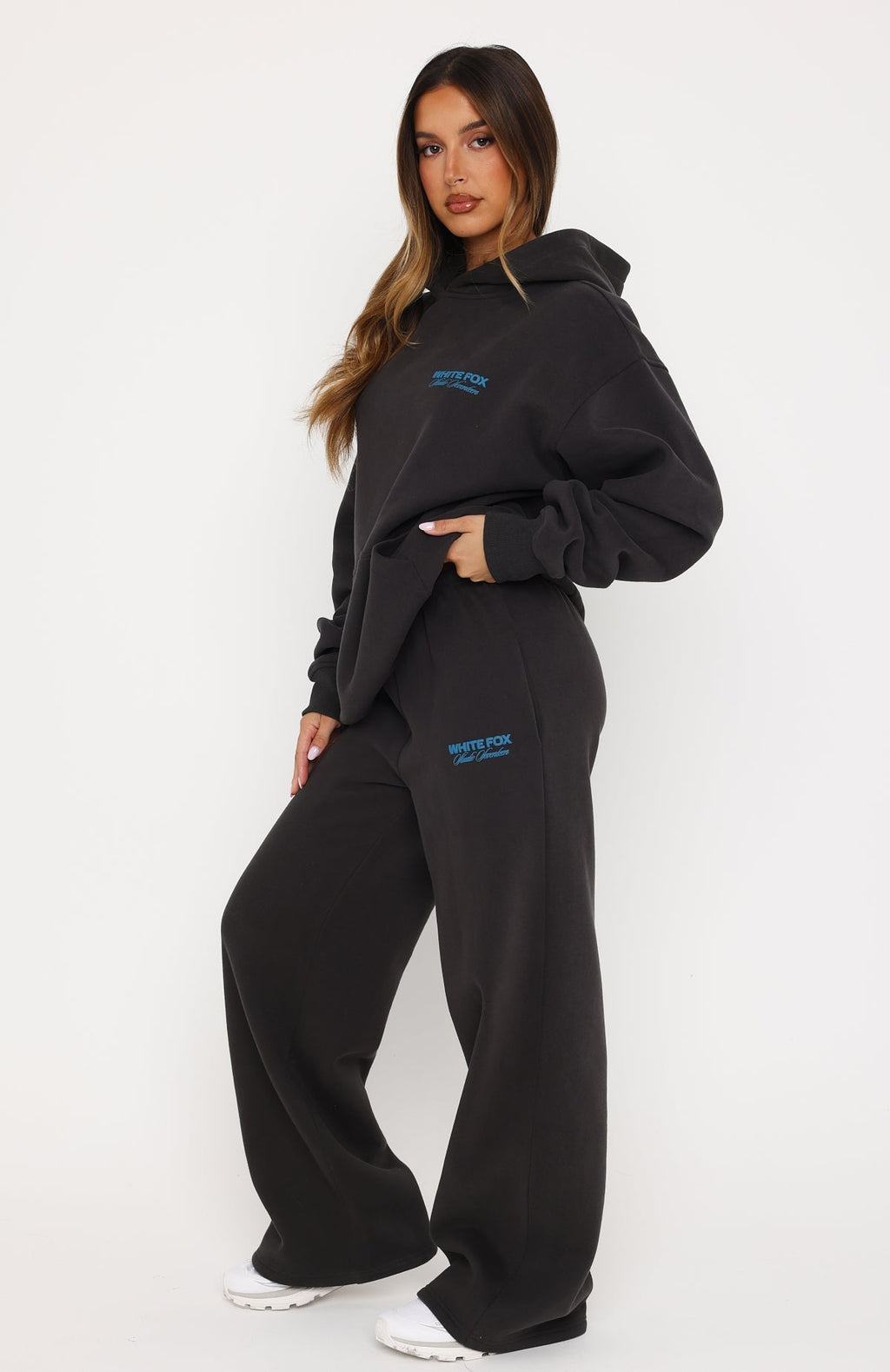 Studio 17 Tallulah Wide Leg Sweatpants Charcoal