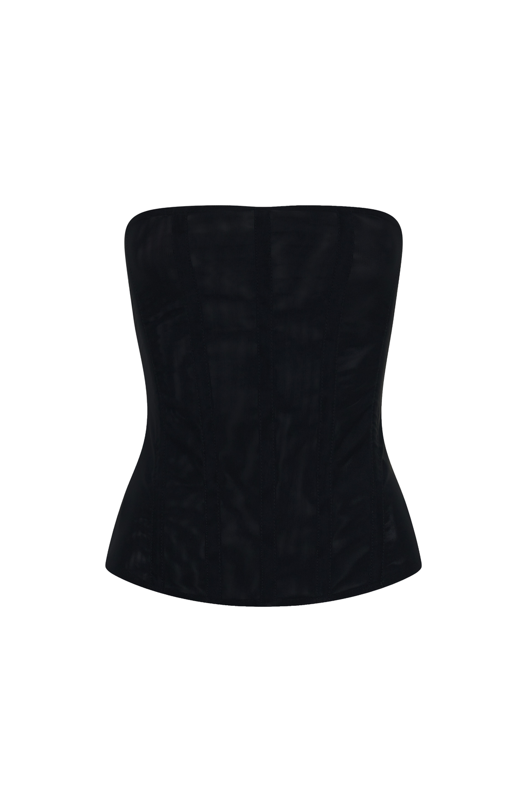 Tell Me A Secret Strapless Bustier Black