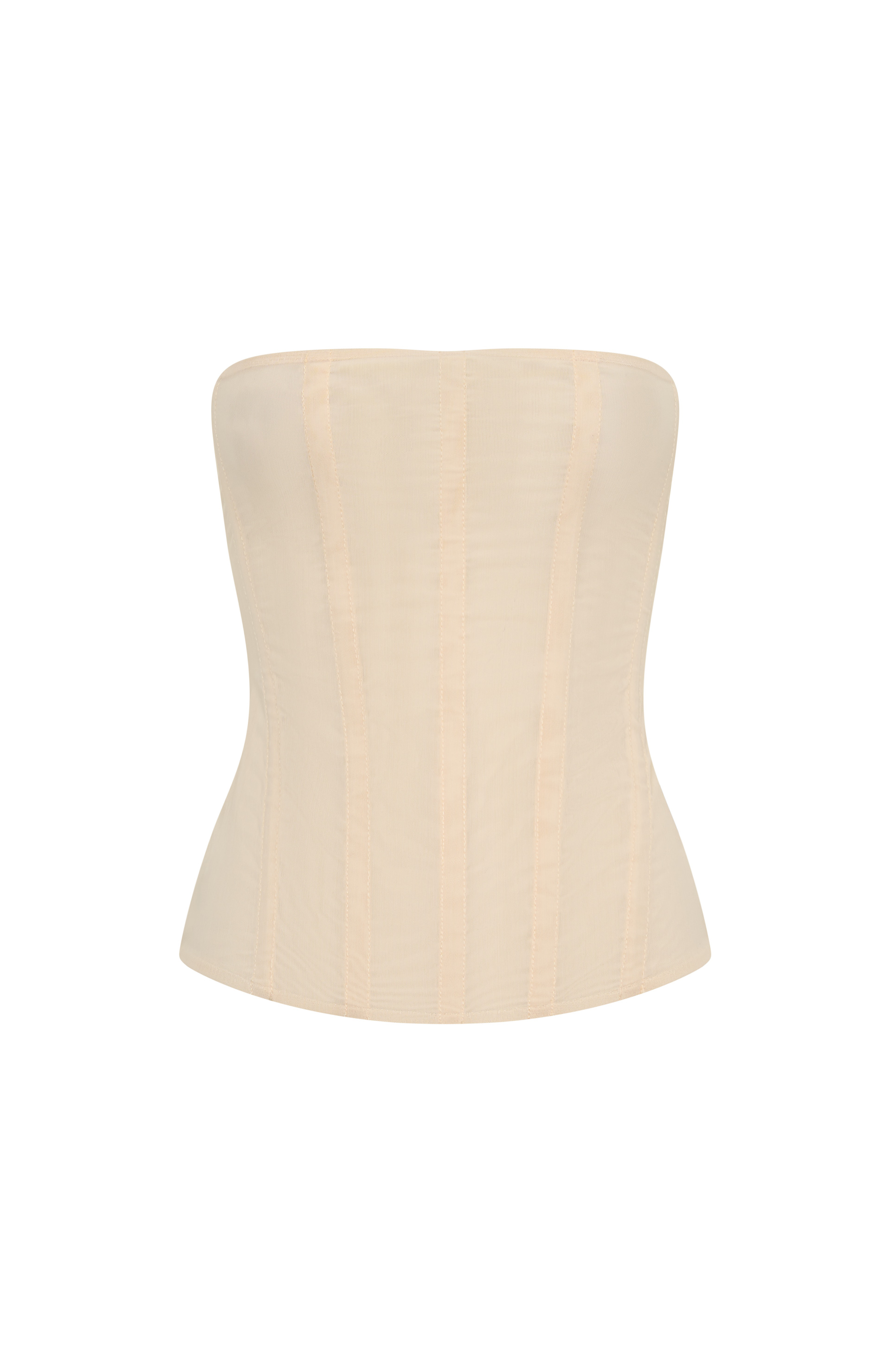 Tell Me A Secret Strapless Bustier Cream
