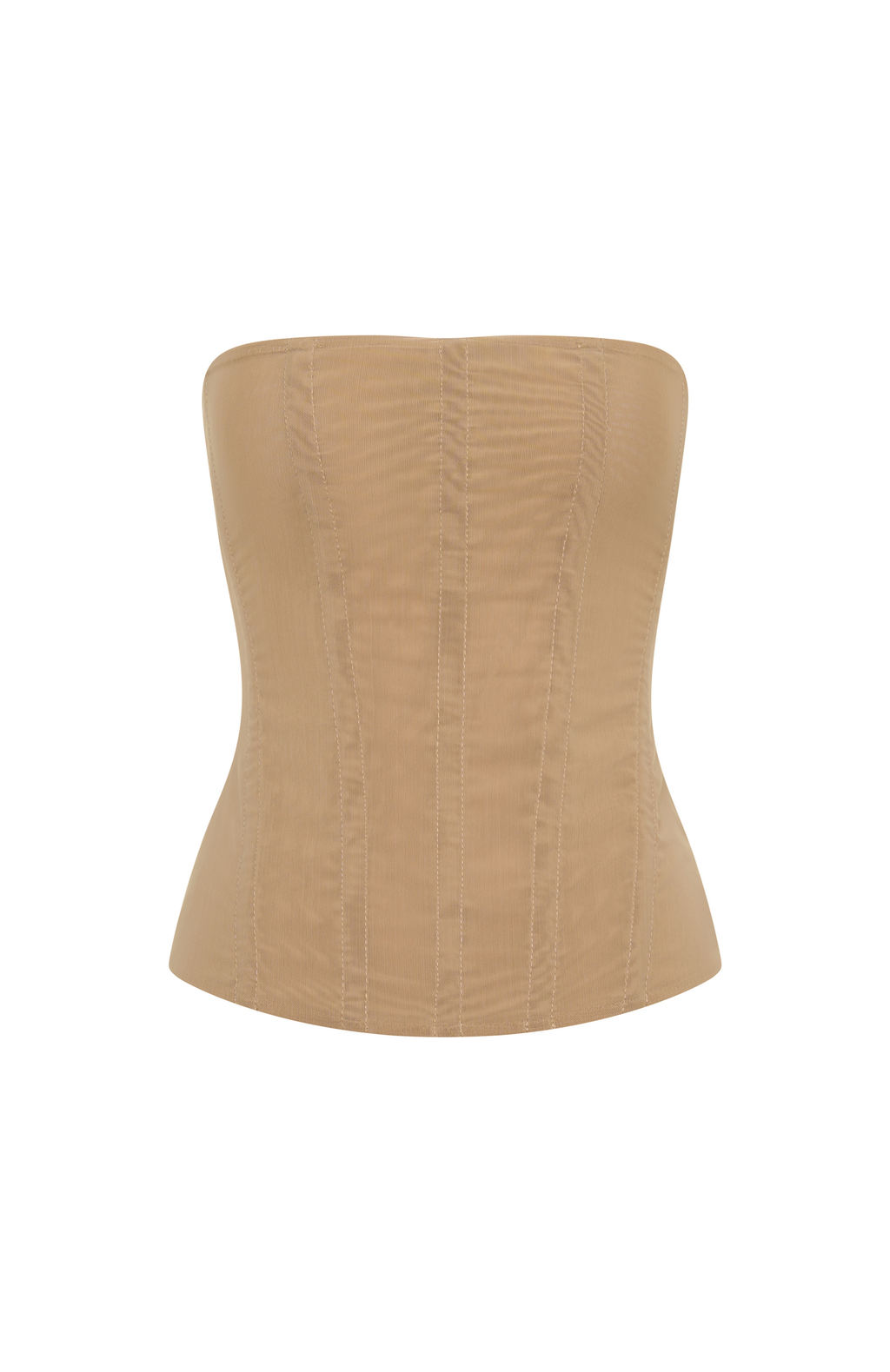 Tell Me A Secret Strapless Bustier Nude