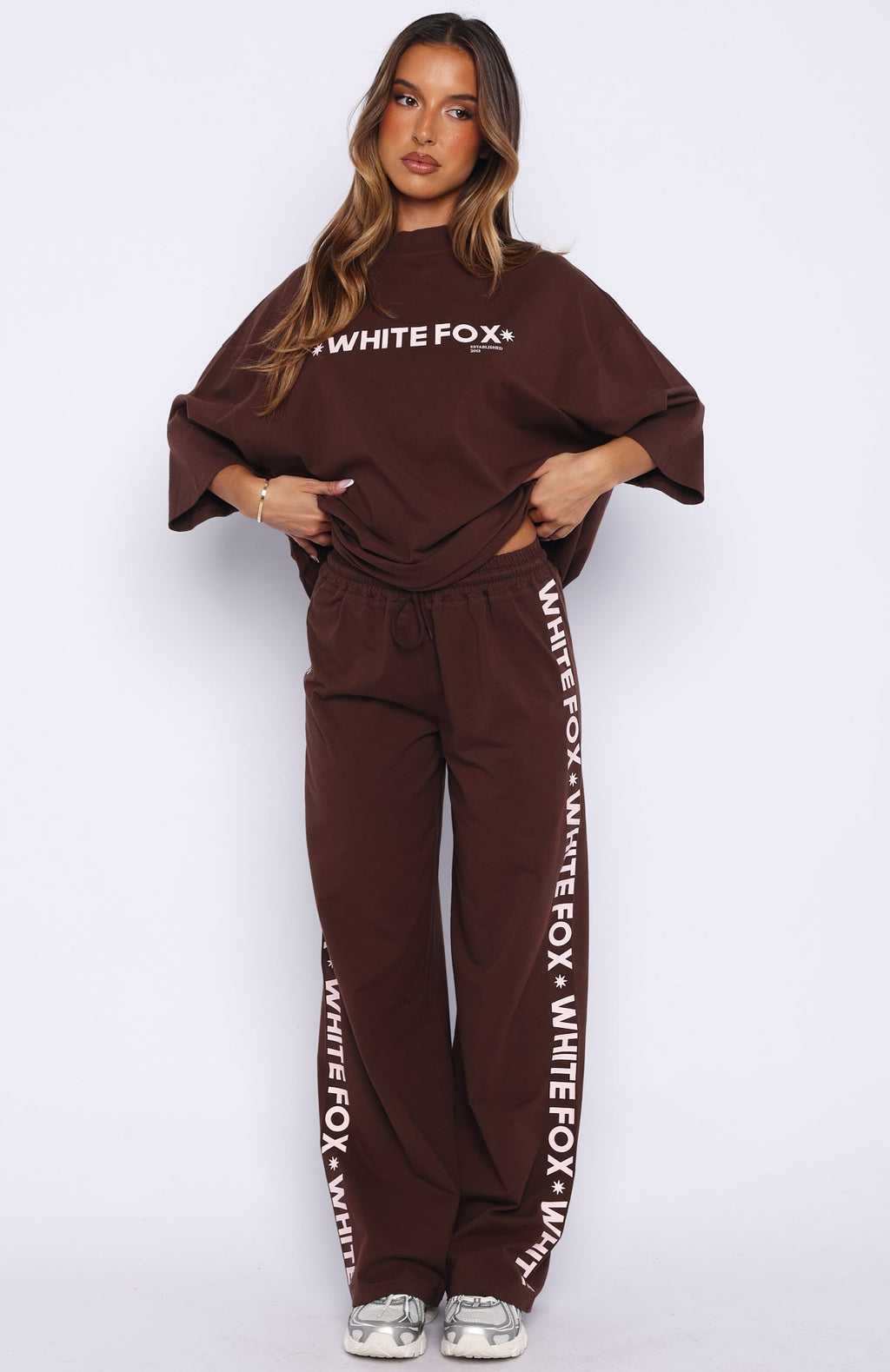 Tender Hearts Oversized Tee Chocolate