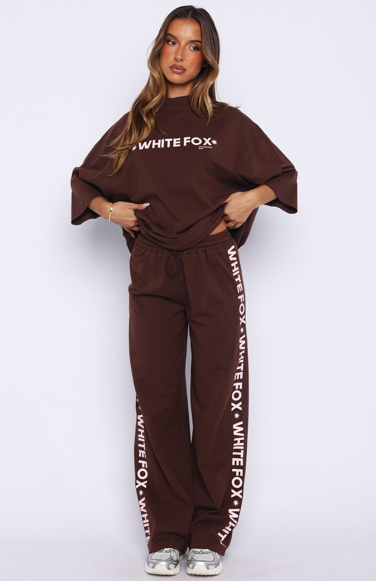 Tender Hearts Oversized Tee Chocolate
