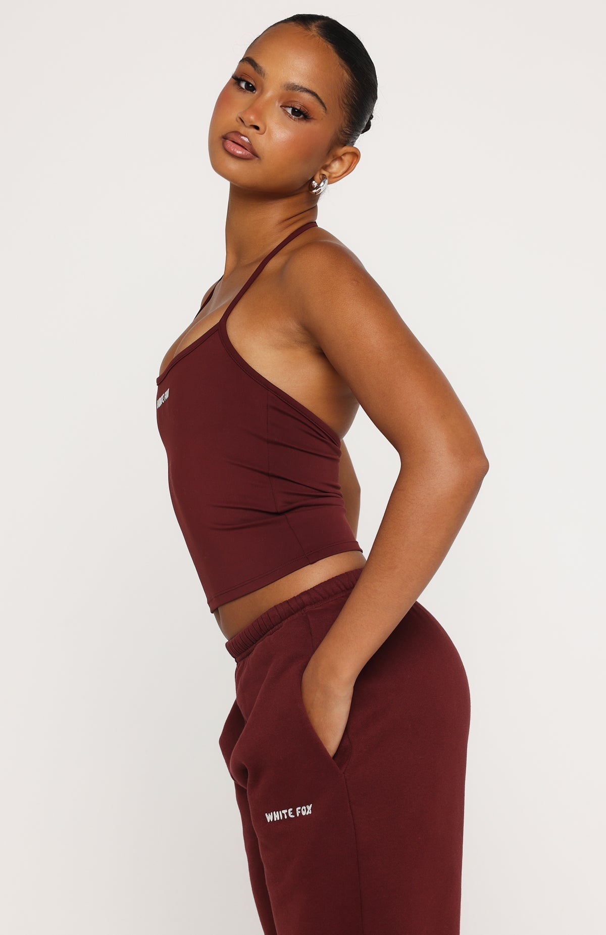 Test Drive Halter Top Dark Cherry