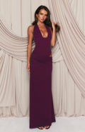 Twilight Temptation Maxi Dress Plum