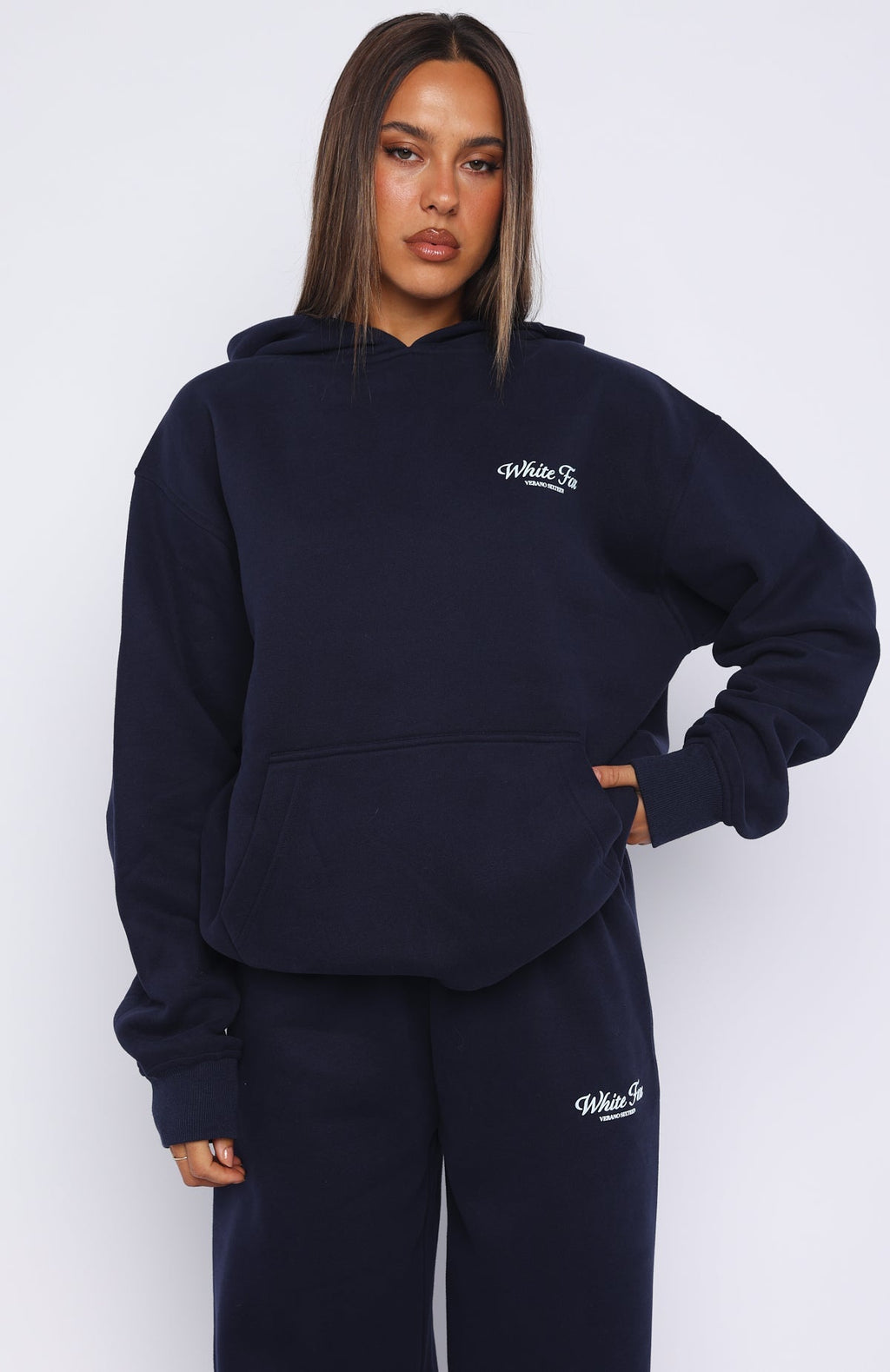 Verano Sixteen Lilia Oversized Hoodie Navy