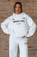 Vibe Too High Oversized Hoodie Grey Marle