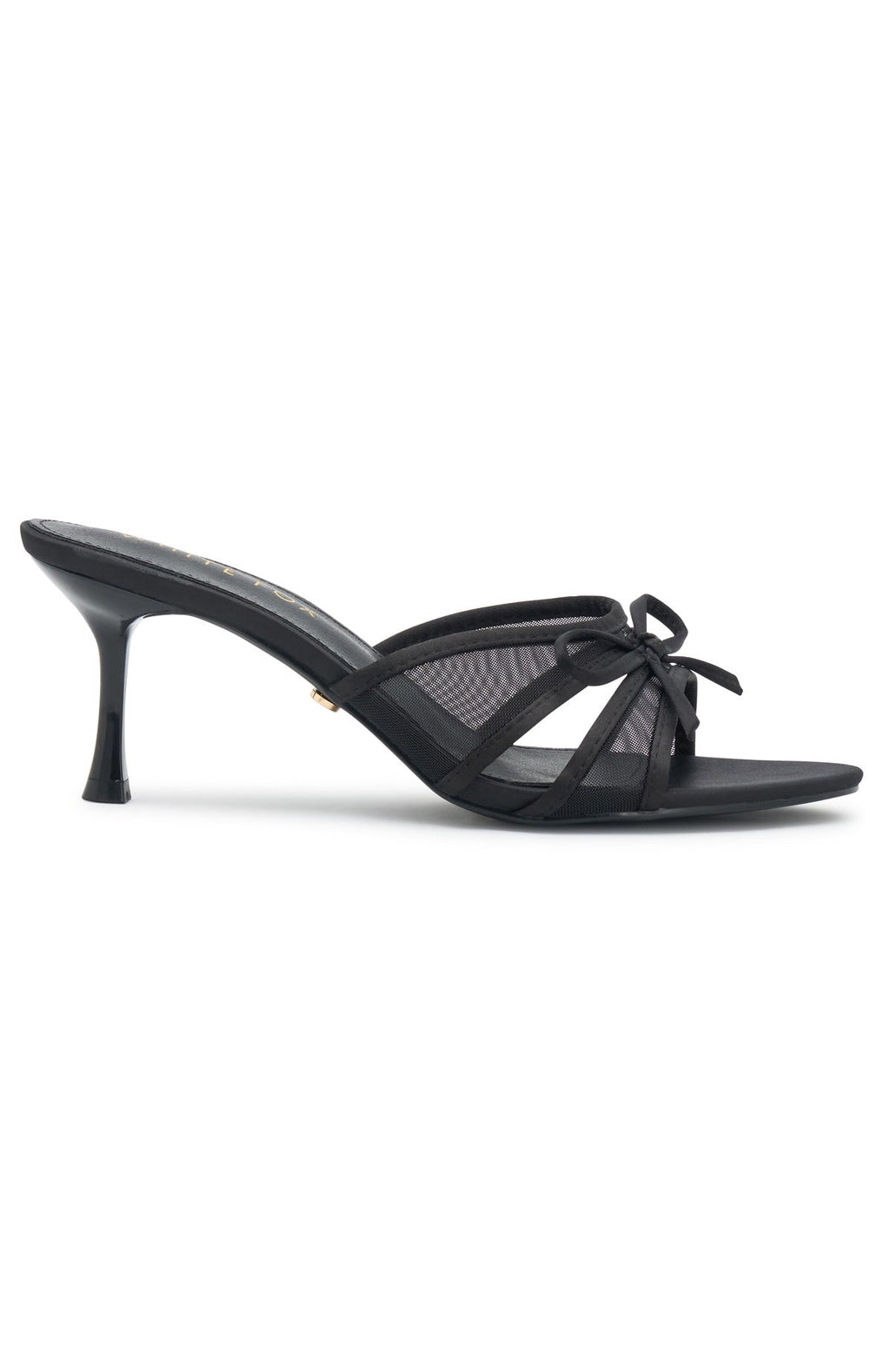 Wallace Mules Black Mesh